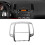 Car Dashboard Central Control Panel AC Air Outlet Frame Navigation Panel Trim Frame for  Altima 2004-2006 3