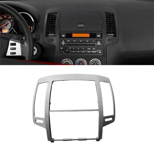 Car Dashboard Central Control Panel AC Air Outlet Frame Navigation Panel Trim Frame for  Altima 2004-2006 2