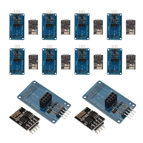 ESP8266 ESP-01 WiFi Wireless Adapter Module 3.3V 5V Esp01 Breakout PCB Adapters 1