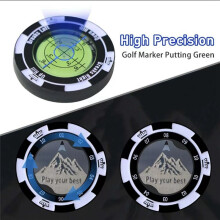 Putter Reader Golftrainingshulpmiddel Golfbalmarker Golfaccessoires Geschenken Zwart