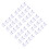 400Pièces Protecteurs De Table En Verre PVC Transparent 5