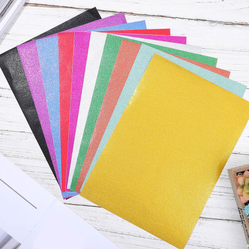 Selbstklebendes Glitterpapier Bunt DIY Handwerksmaterial 2