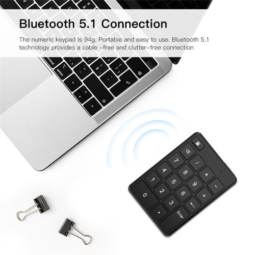 19 Keys Universal  Wireless Numeric Keypads  Numpad Digital Keyboard for PC Accounting Supplies 2