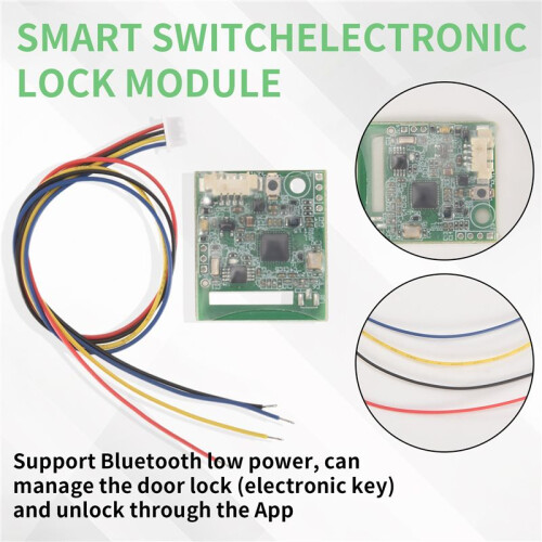 4.5-10V BLE5.0   Electronic Lock Module for TTLOCK APP Work with Gateway G2 for Alexa /  Home 1