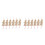 12Stk Holzkasper Marionetten Clown Puppen DIY Pull-String Khaki 4