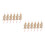 12Stk Holzkasper Marionetten Clown Puppen DIY Pull-String Khaki 8
