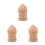 3Stk Holz Geländer Postkappen Beige Pineapple Handlauf 9