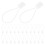 2970Pcs Flexible White Polyester Tag String Loop Fastener 1