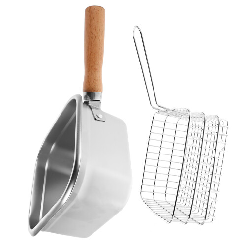 2Stk Frittier Topf Mit , Kompakt, Ideal Für Zuhause 1