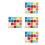 480Pcs Assorted Felt Squares Soft Fabric Sheets for Kids DIY Crafting 4