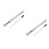 2Pcs White Iron Barber Chair Height Adjustment Pump Durable Design 7