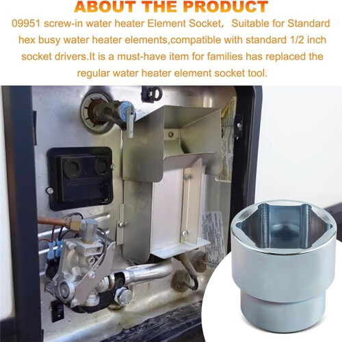 09951 Élément de Chauffe-Eau Prise pour Chauffe-Eau Électrique RV Remover et Remplacement Élément Chauffant 2
