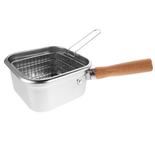 2Stk Frittier Topf Mit , Kompakt, Ideal Für Zuhause 2