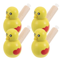 8Stk Holz Vogelpfeifen Gelb Charmante Musikinstrumente Für Kinder