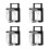 4Pcs Durable Plastic Button Guard Covers for Light Switch and Outlet 5