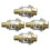 16Stk Aluminium Inline Öl Schmierer Pneumatische Gold 2