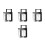 4Pcs Durable Plastic Button Guard Covers for Light Switch and Outlet 9