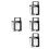 4Pcs Durable Plastic Button Guard Covers for Light Switch and Outlet 6