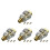 16Stk Aluminium Inline Öl Schmierer Pneumatische Gold 3