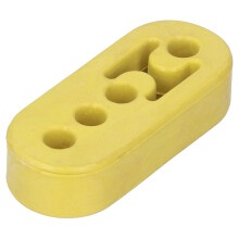 12mm Polyurethane Muffler Hanger, Adjustable, Shockproof, Yellow