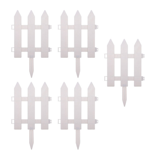 20Sets Plastic Tuinafsluiting DIY Tuinrand En Bloembeddecoratie