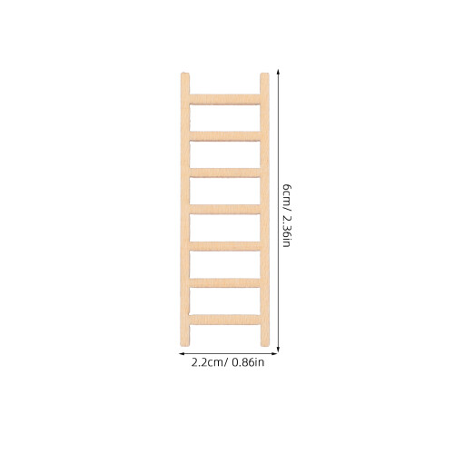 80St Mini Ladder in Khaki Voor Micro Landschap Decor 1
