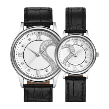 1Paar Duurzame Witte Quartz Horloges En Vrouwen