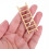 80St Mini Ladder in Khaki Voor Micro Landschap Decor 3
