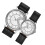 1Paar Weiß Quartz Uhr Paar Langlebig Geschenk 6