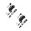 2Sets Metall Kazoo Silber - Anfänger, Gitarre 4