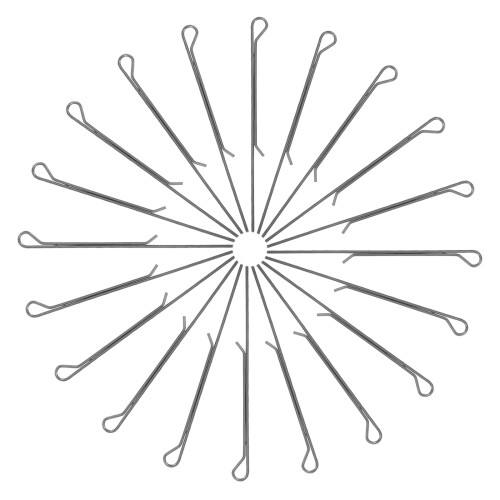 140Stk Metall Halter Für DIY Zentriergerät Grau 1