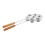 2Stk Mini Muffinform Aluminium 7 Kammern Backform Silber Mit Griff 3