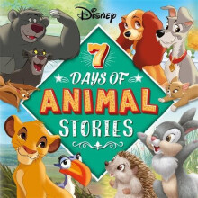 Disney 7 Days of Animal Stories by Walt Disney Hardcover Book