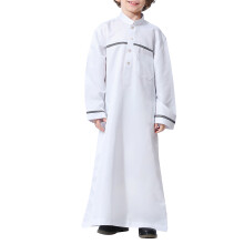 Weiße Lange Ärmel Robe Junge Komfortabel Fashion Casual