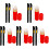 10Sets Multifunktionale Schneiderkreide Set Markier Stifte 4