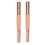 10Stk Sanfter Silikon Lippenpinsel Doppelseitig Mit Kappe Rosa Makeup 2