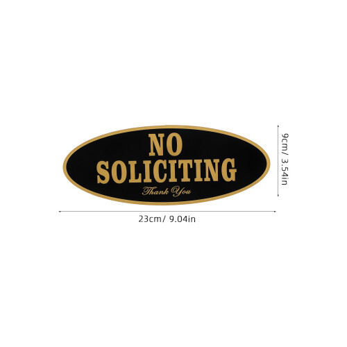 Universelles Goldenes Acryl Warnschild Selbstklebend Für 2