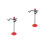 2Stk Lenkradhalter Auto Einstellbar Mit Bremspedalfixierer Mehrfarbig 8