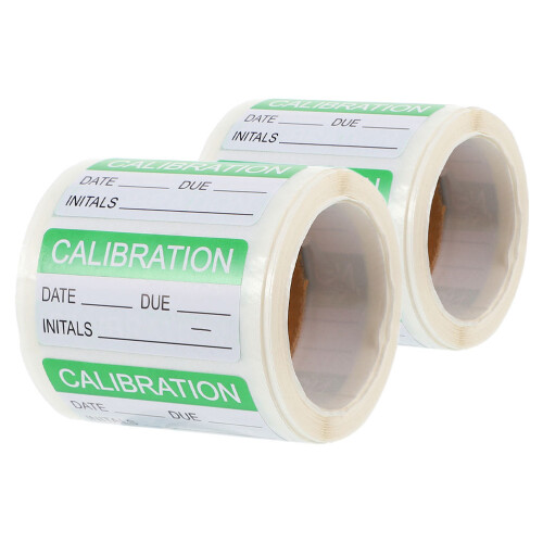 10Rouleaux Autocollants Vert Pour Calibration Et Inspection