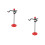 2Stk Lenkradhalter Auto Einstellbar Mit Bremspedalfixierer Mehrfarbig 10