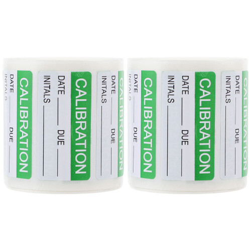 10Rouleaux Autocollants Vert Pour Calibration Et Inspection 1