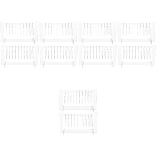 10Sets Nagelspitzen Displayhalter Acryl Transparent Für Nagelstudio 2