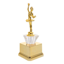 4Stk Kleine Goldene Tanzpokale Kunststoff Für Sport Trophäen