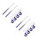 12Stk Blaue Abschluss Quasten Hochwertigem Polyester Und 9