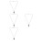 4Stk Langlebige Gedenk Halskette Offenes Ascheschmuck 3