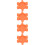 4Pièces Insert Accouplement Flexible Orange Anti-Vibration Pour Cnc 10