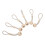 18Pcs Universal Beige Bungee Tie Downs Outdoor Blind Replacement Set 1