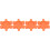 4Pièces Insert Accouplement Flexible Orange Anti-Vibration Pour Cnc 6
