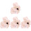 4Ensembles Clips Oreilles Enfant Rose Bijoux Sans Percer 2