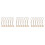 18Pcs Universal Beige Bungee Tie Downs Outdoor Blind Replacement Set 6